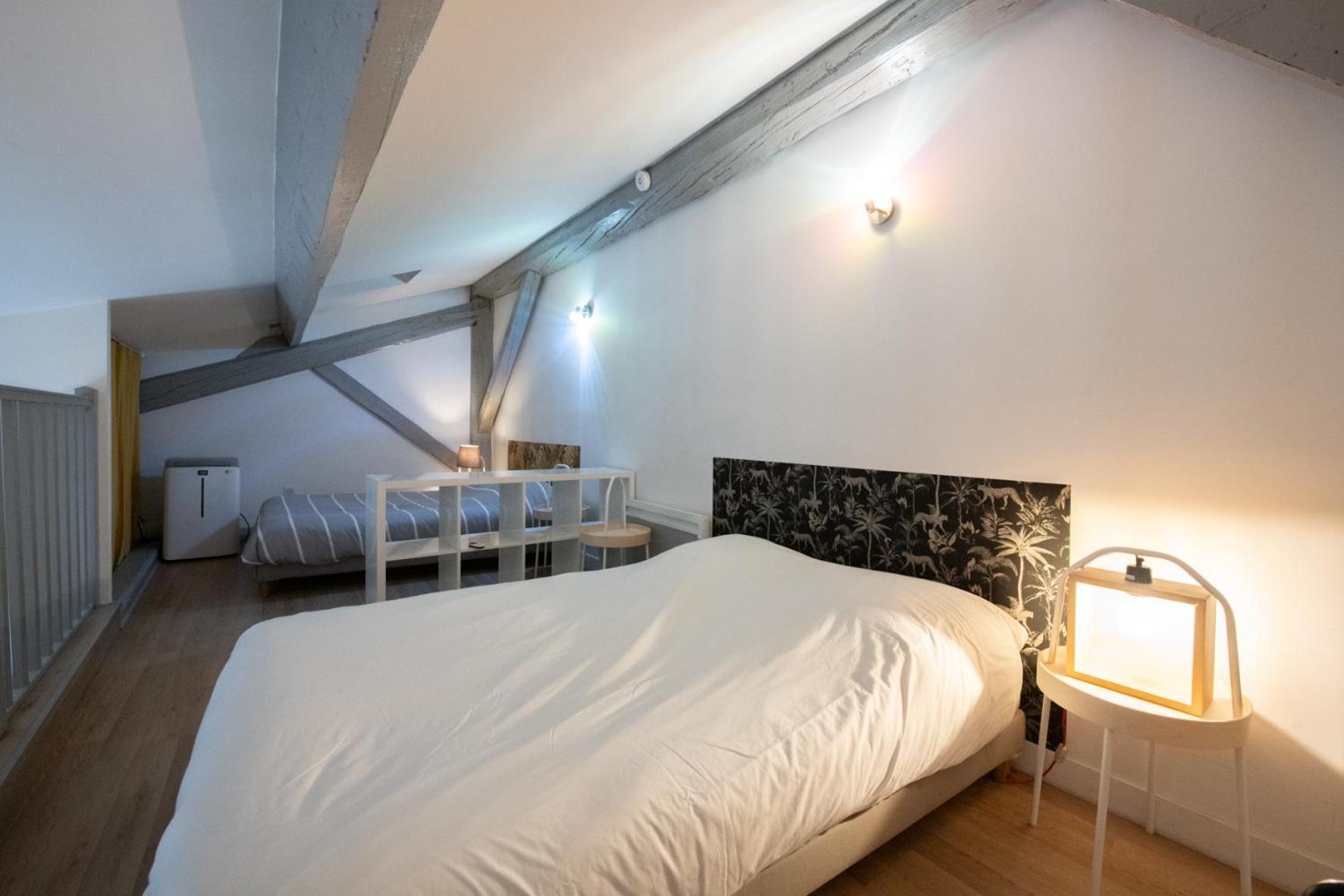 Duplex Scandinave A Cosy Et Calme - Lyon Part-Dieu Luaran gambar