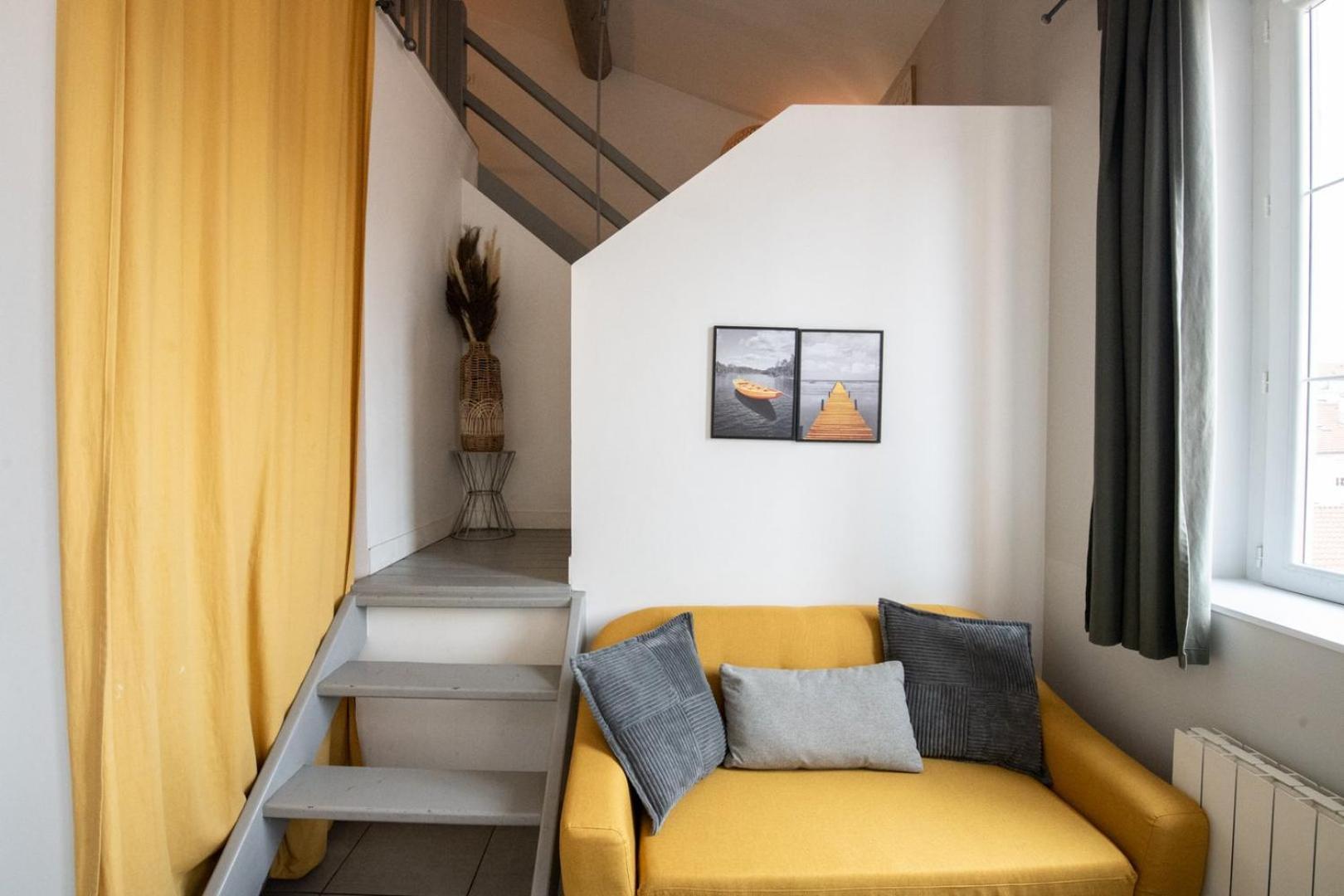 Duplex Scandinave A Cosy Et Calme - Lyon Part-Dieu Luaran gambar